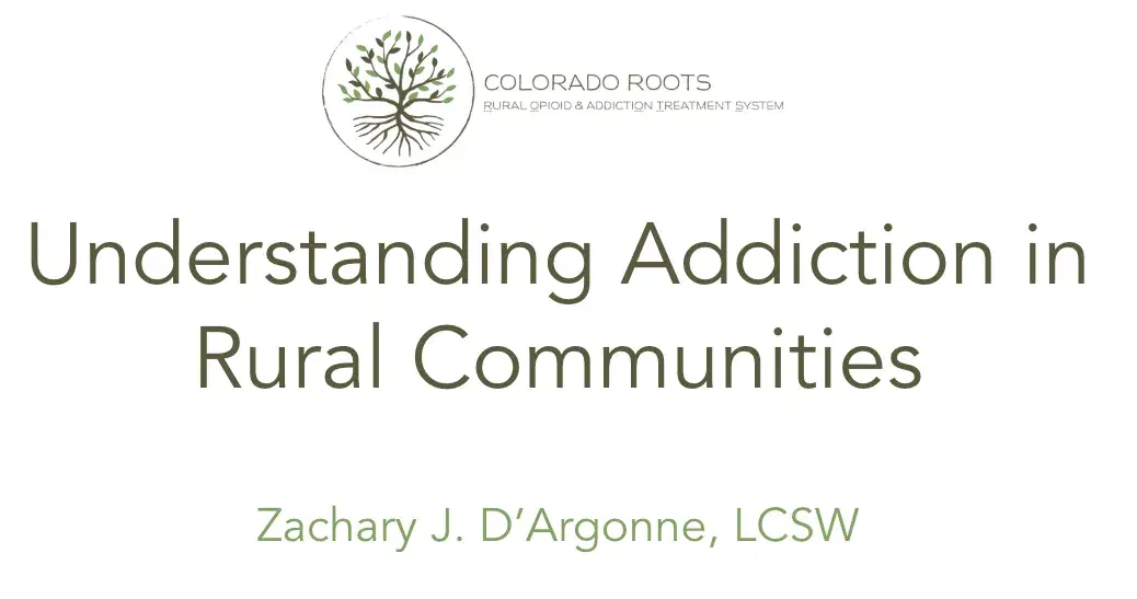 Understanding Addiction in Rural Communities